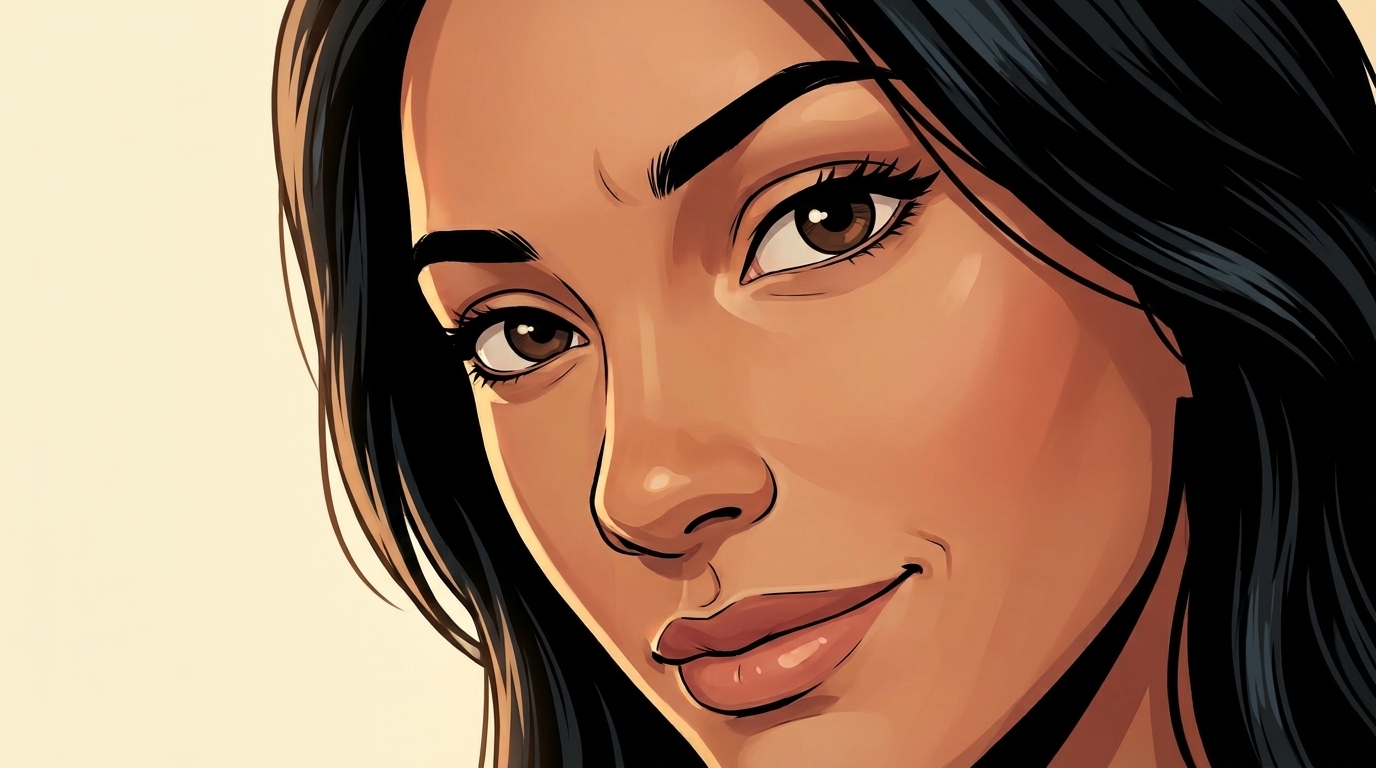 Ketty listens with a small, reassuring smile.