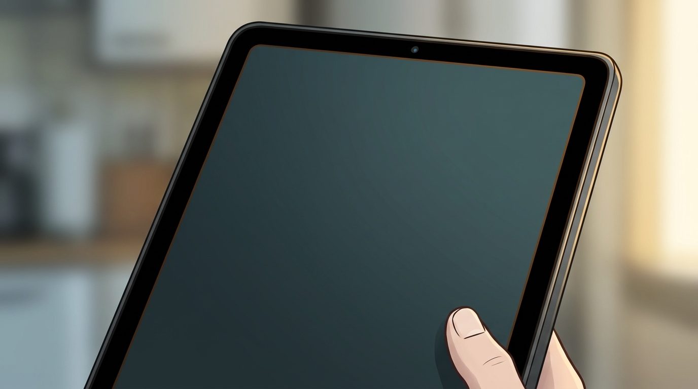 A tablet displays a public tip from a sender named Relay, pointing to a municipal bulletin.