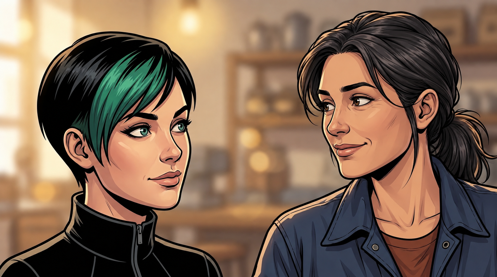 Dexy and Sella compare the physical battery reading with the separate charging report in the workshop.
